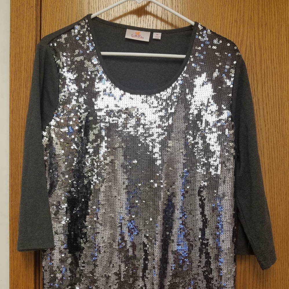 Quacker factory qvc shirt